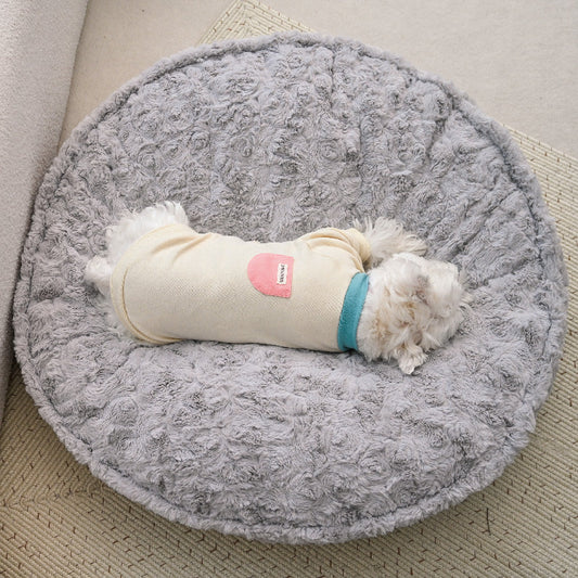 HKM-6047677 Deep Sleeping Dog Nest in Suede with PP Cotton Lining - Available in Small, Medium, and Large
