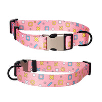 HKM-6047805 Fashionable Pet Collar with Metal Buckle - Unique Patterns and Adjustable Sizes
