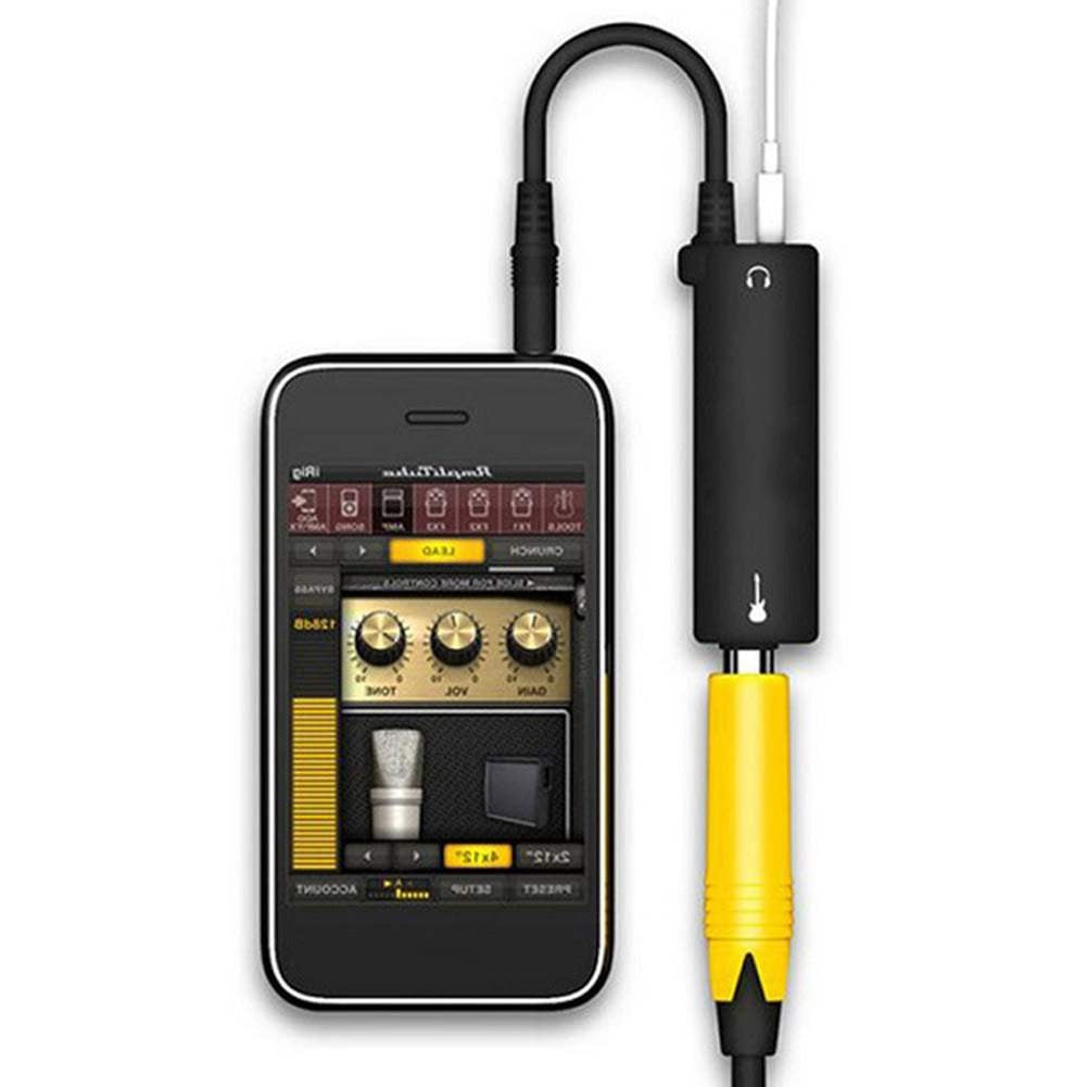 HKM-604819 Apple Device Compatible Guitar Audio Cable with Guitar Effector Support