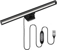 HKM-604819 USB LED Laptop Screen Hanging Lamp with Eye Protection - Modern Black Design