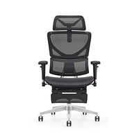 HKM-604883 Ergonomic Mesh Office Chair with Adjustable Armrests and Reclining Features
