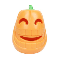HKM-6049085 Halloween Pumpkin Dog Chew Toy – Interactive Treat Dispensing Puzzle for All Breeds – Durable Thermoplastic Rubber Design
