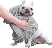 HKM-6051261 Chenille Pet Absorbent Towel - Available in Purple, Pink, and Blue in Multiple Sizes