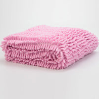 HKM-6051261 Chenille Pet Absorbent Towel - Available in Purple, Pink, and Blue in Multiple Sizes