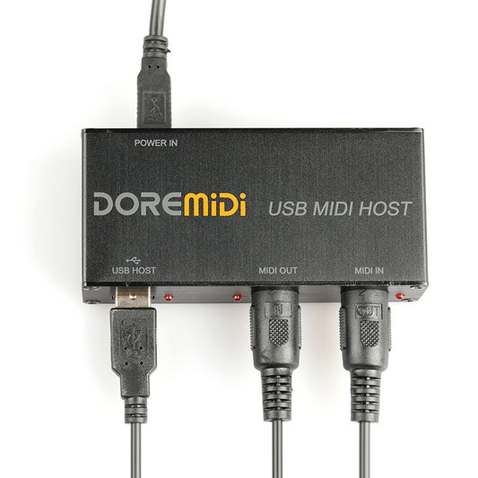 HKM-605139 MIDI Host Box with USB Interfaces and High-Performance 12.5mm Spindle Connector