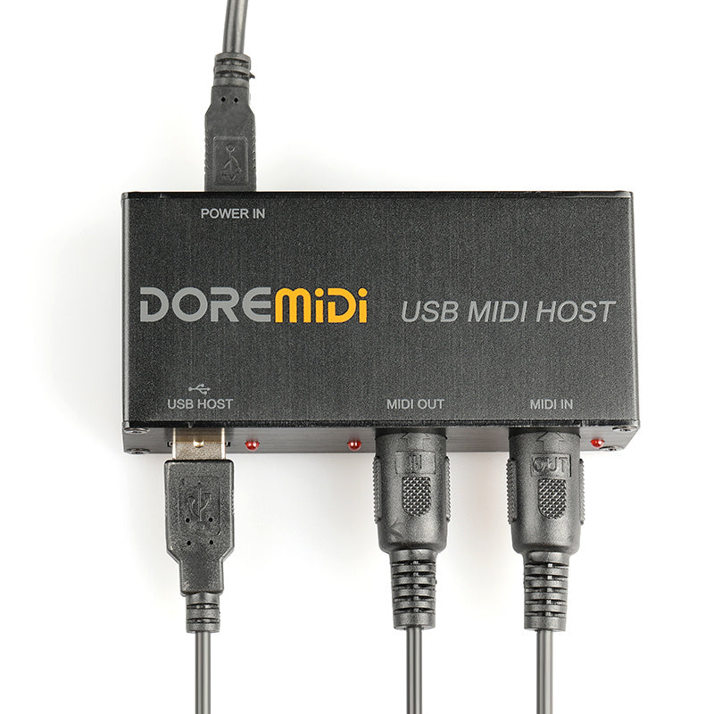 HKM-605139 MIDI Host Box with USB Interfaces and High-Performance 12.5mm Spindle Connector