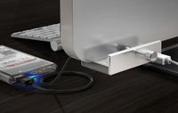 HKM-605267 USB 3.0 4-Port Snap-On Hub and Splitter for Notebook Computers