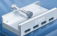 HKM-605267 USB 3.0 4-Port Snap-On Hub and Splitter for Notebook Computers
