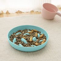 HKM-6055357 Slow Feeding Bowl for Cats and Dogs in Various Colors and Sizes