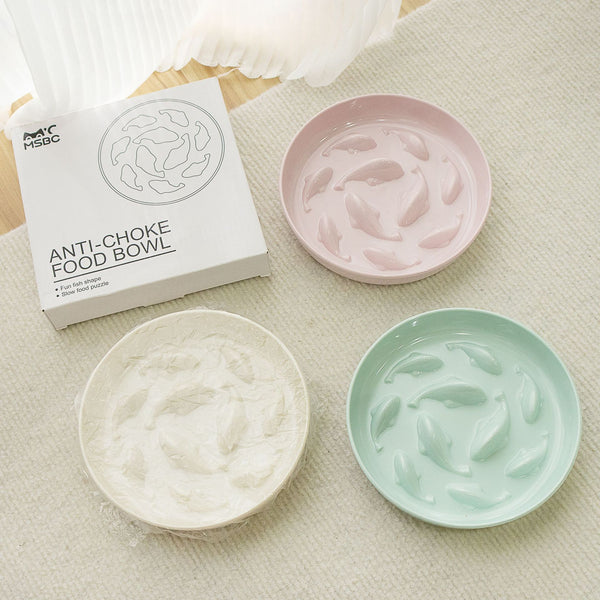 HKM-6055357 Slow Feeding Bowl for Cats and Dogs in Various Colors and Sizes