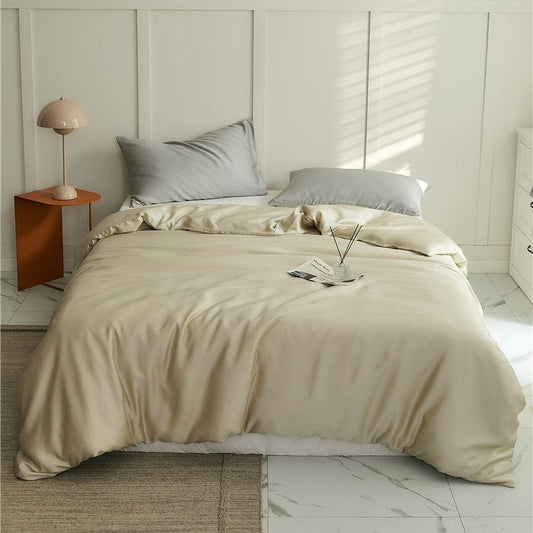 HKM-605587 Summer Lyocell Solid Color Quilt Cover - Multiple Sizes Available