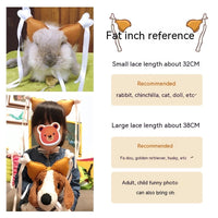 HKM-6056381 Funny Chicken Leg Pet Headband for Dogs and Cats - Felt Cloth Headdress for Birthdays and New Year's