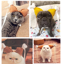 HKM-6056381 Funny Chicken Leg Pet Headband for Dogs and Cats - Felt Cloth Headdress for Birthdays and New Year's