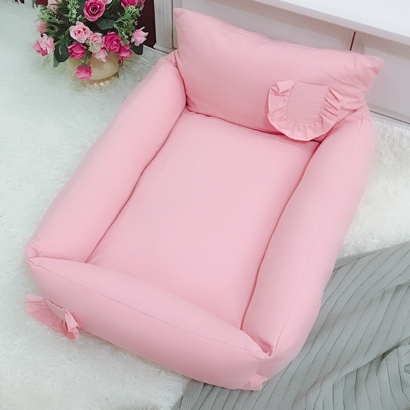 HKM-605715 Removable & Washable Four-Season Soft Pet Nest for Dogs and Cats