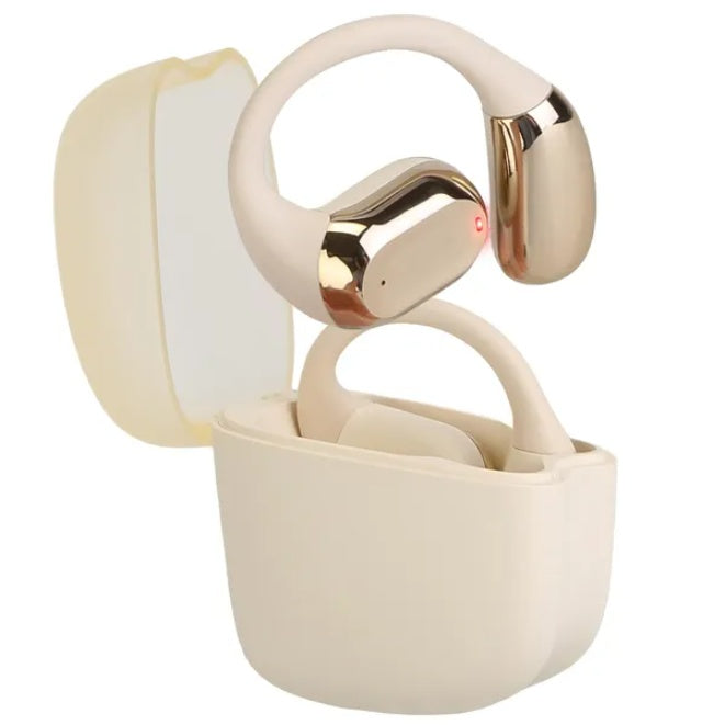 HKM-605779 Sports Headphones with Earhook, LED Display Charging Case, IPX5 Waterproof, 300 Hour Standby, Touch Stereo Sound