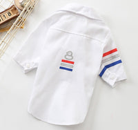 HKM-6057917 Comfortable Cotton Pet Shirt in Hong Kong Tide Duck Design - Available in Multiple Sizes