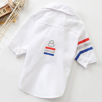HKM-6057917 Comfortable Cotton Pet Shirt in Hong Kong Tide Duck Design - Available in Multiple Sizes