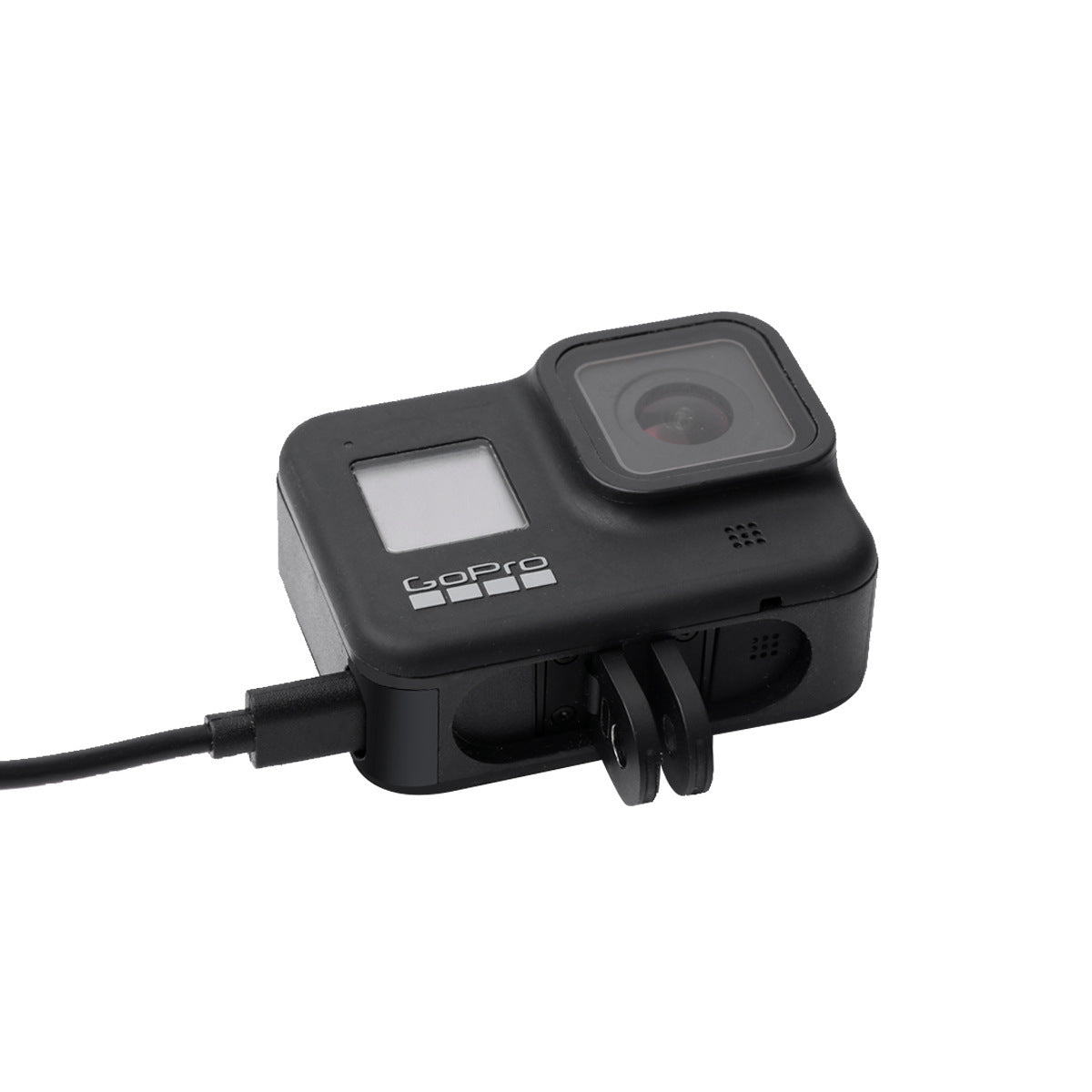HKM-605843 GoPro Hero8 Black Side Door Battery Cover Replacement - Durable Black Plastic