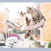 HKM-6058941 Hanging Cat Hammock for Sunbathing - Durable Plastic Pet Nest