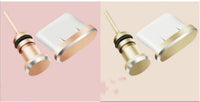 HKM-605971 Metal Dust Plug for Charging Port - Available in Black, Gold, Silver, Blue, Red, Rose Gold, and Gray