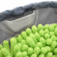 HKM-6061117 Pet Olfactory Training Blanket - Sniffing Pad Made of Polyester, 32x22x3cm in Blue, Green, and Gray