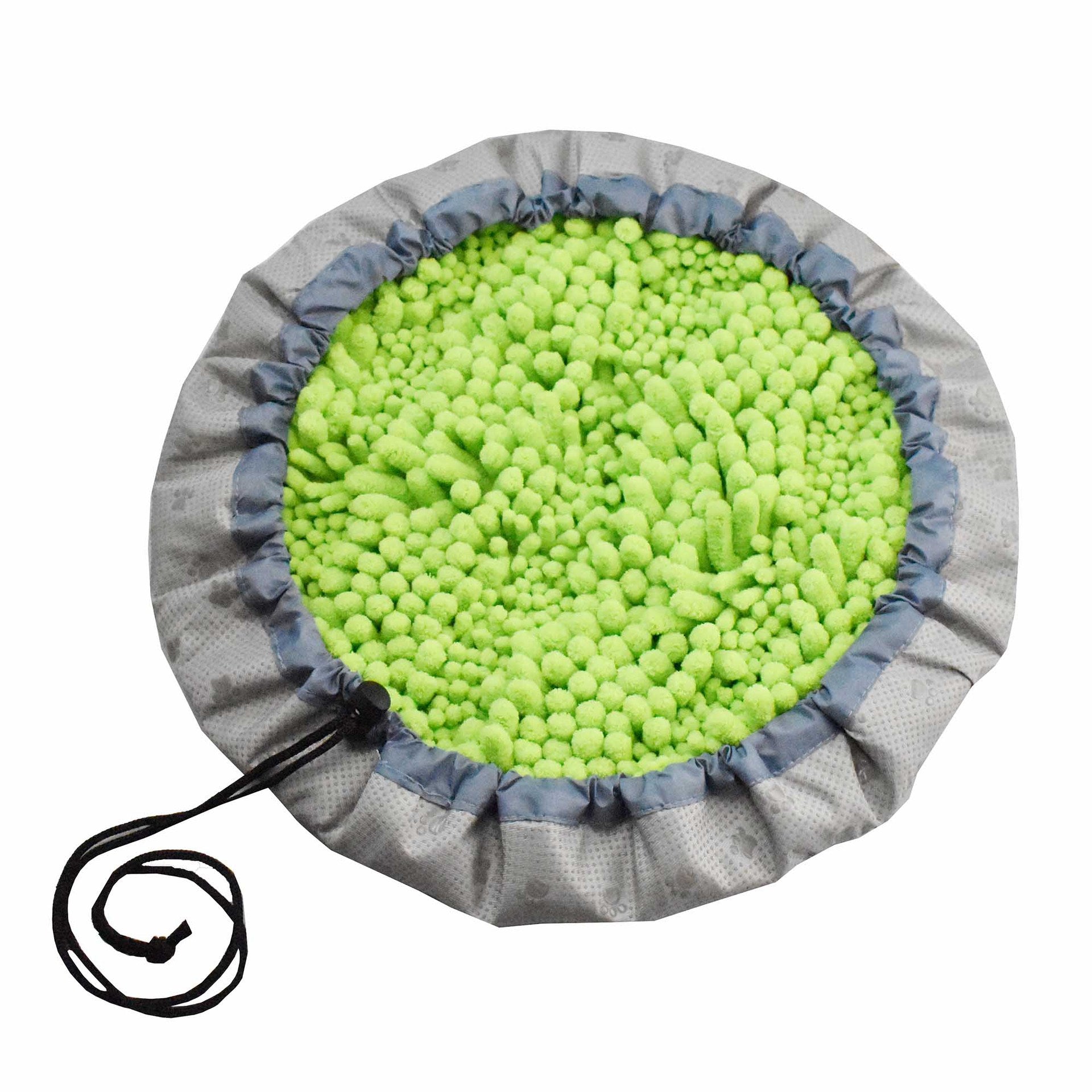 HKM-6061117 Pet Olfactory Training Blanket - Sniffing Pad Made of Polyester, 32x22x3cm in Blue, Green, and Gray