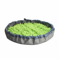 HKM-6061117 Pet Olfactory Training Blanket - Sniffing Pad Made of Polyester, 32x22x3cm in Blue, Green, and Gray