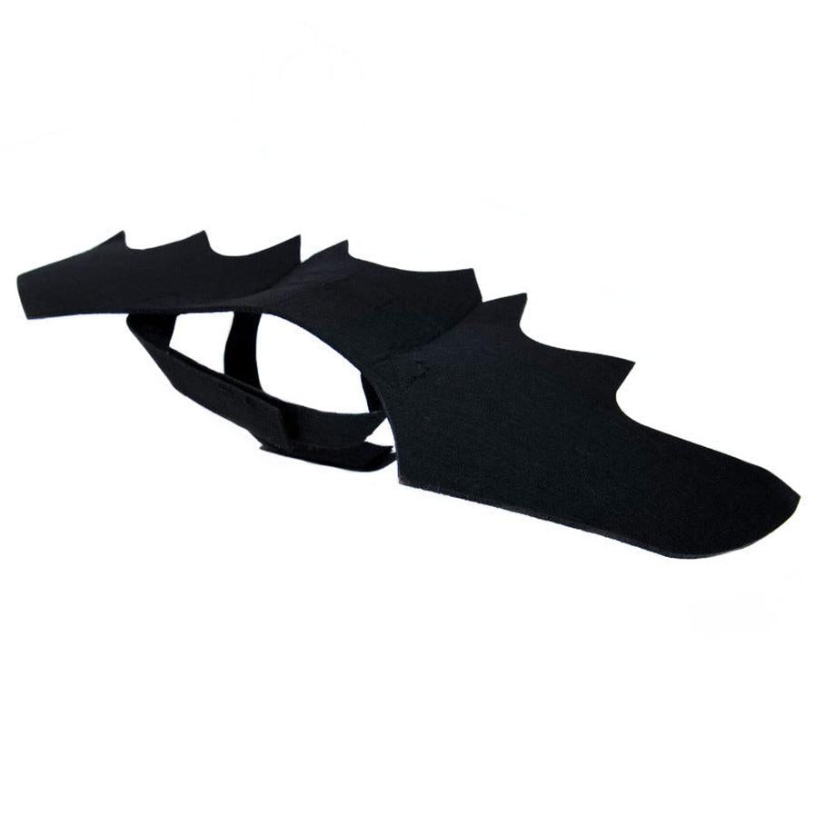 HKM-606163 Halloween Bat Wings Costume for Small Dogs and Cats, Felt Material, Black - Pet Size Specifications Included
