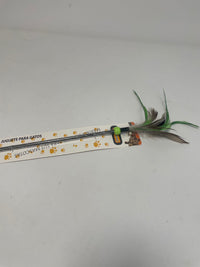 HKM-6062141 Two-Color Feather Cat Teaser Wand for Interactive Play