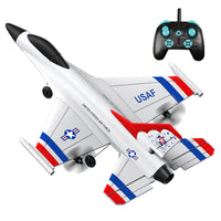 HKM-606227 3-Channel 2.4G EPP Foam RC Plane for Kids - Ready-to-Fly Outdoor Toy Glider with LED Lights