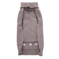 HKM-6063677 Embroidered Pet Sweater for Autumn and Winter - Grey, Multiple Sizes Available