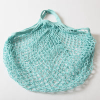HKM-606419 Portable Pure Cotton Shopping Net Bag - Durable, Foldable & Washable for Supermarket & Home Use