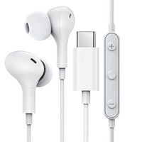 HKM-606483 Digital Stereo Wired Type-C Earphones for iPhone 15 Pro Max and Compatible with Samsung, OnePlus, and Huawei Devices