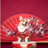 HKM-6065469 Cotton Dog Tang Dress for Celebrating Special Occasions, Sizes 14-22