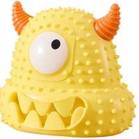 HKM-6065725 Interactive Little Monster Dog Toy - Bite-Resistant, Sound-Emitting, Snack Puzzle Game for Teeth Cleaning