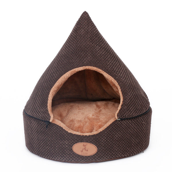 HKM-6066749 Cozy Pet Nest Cat Litter Yurt - Available in Small, Medium, Large Sizes