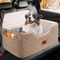 HKM-6067133 Breathable Pet Car Nest for Dogs ¨C Gray and Beige, 70x50x30cm