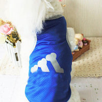 HKM-6067261 Casual Polyester Pet Vest in Blue, Pink, Gray - Multiple Sizes Available