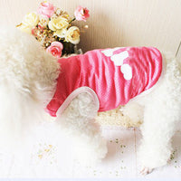 HKM-6067261 Casual Polyester Pet Vest in Blue, Pink, Gray - Multiple Sizes Available