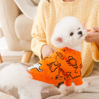HKM-6067645 Cozy Knitted Dog Sweater for Small Dogs with Charming Patterns and Soft Warm Fabric