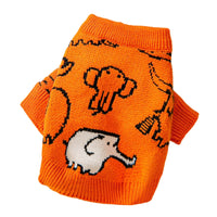 HKM-6067645 Cozy Knitted Dog Sweater for Small Dogs with Charming Patterns and Soft Warm Fabric