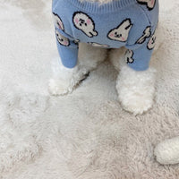 HKM-6067645 Cozy Knitted Dog Sweater for Small Dogs with Charming Patterns and Soft Warm Fabric