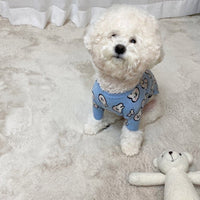 HKM-6067645 Cozy Knitted Dog Sweater for Small Dogs with Charming Patterns and Soft Warm Fabric