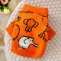 HKM-6067645 Cozy Knitted Dog Sweater for Small Dogs with Charming Patterns and Soft Warm Fabric