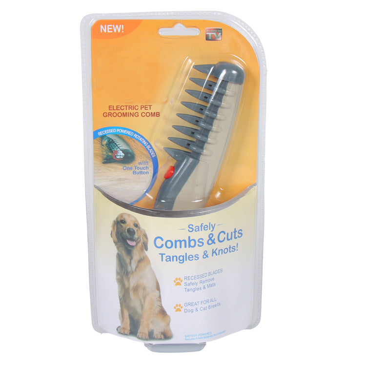 HKM-6068669 Cat Comb for Efficient Hair Removal ¨C Plastic Cleaning Tool for Dogs