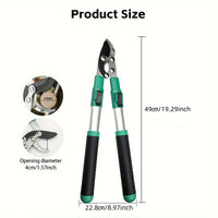 HKM-606931 Long Handle Heavy Duty Adjustable Garden Lopping Shears