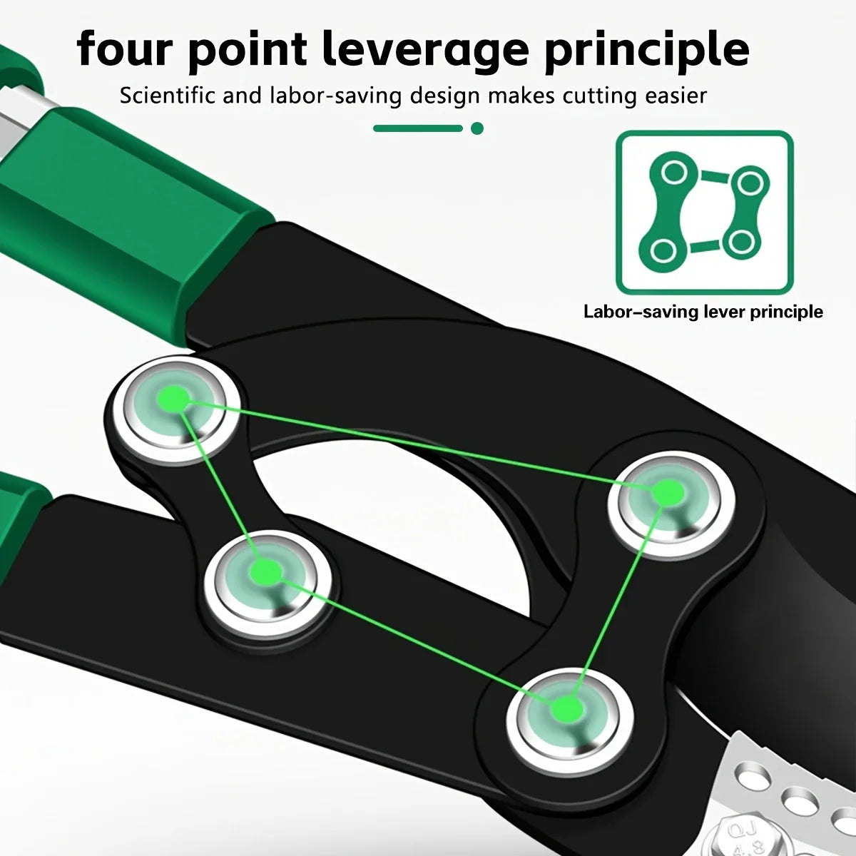 HKM-606931 Long Handle Heavy Duty Adjustable Garden Lopping Shears