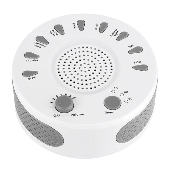 HKM-606931 White Noise Sleep Machine with 9 Sound Options, Automatic Timer, and Portable Design