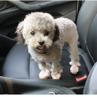 HKM-6069693 Winter Dog Booties with Ear Decoration - Anti-Slip Paw Protectors for Small Dogs