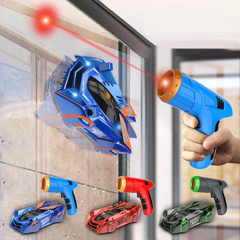 HKM-606995 Laser Infrared Follow Control Wall Climbing Remote Control Car for Indoor and Outdoor Play, 6-Channel Stunt Vehicle, Ages 5+